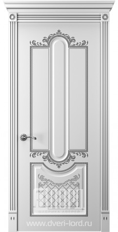 Лорд Межкомнатная дверь Прима 2 ДГ Патина серебро, арт. 23299