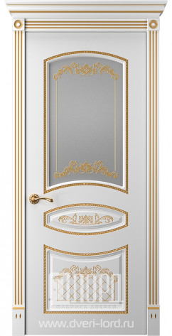 Лорд Межкомнатная дверь Прима 3 ДО Патина золото, арт. 23306