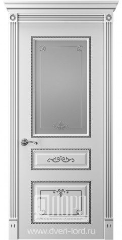 Лорд Межкомнатная дверь Прима 5 ДО Патина серебро, арт. 23320