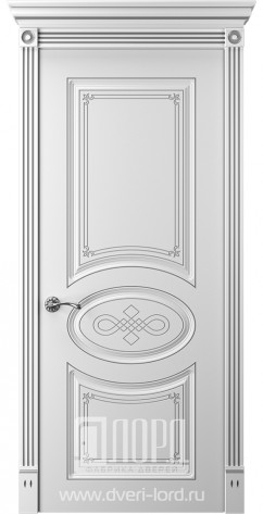 Лорд Межкомнатная дверь Прима 7 ДГ Патина серебро, арт. 23331