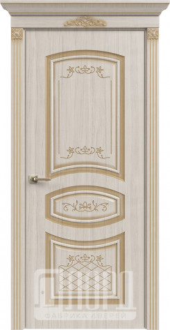 Лорд Межкомнатная дверь Лаура 1 ДГ Патина золото, арт. 23359