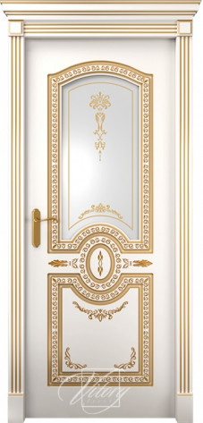 Русдверь Межкомнатная дверь Б4.1а ПО без лепнины, патина, арт. 8640