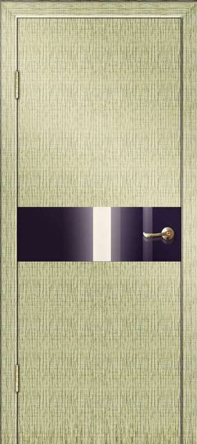 Дверная Линия Межкомнатная дверь 501 Черный и Белый, арт. 1194 - фото №3