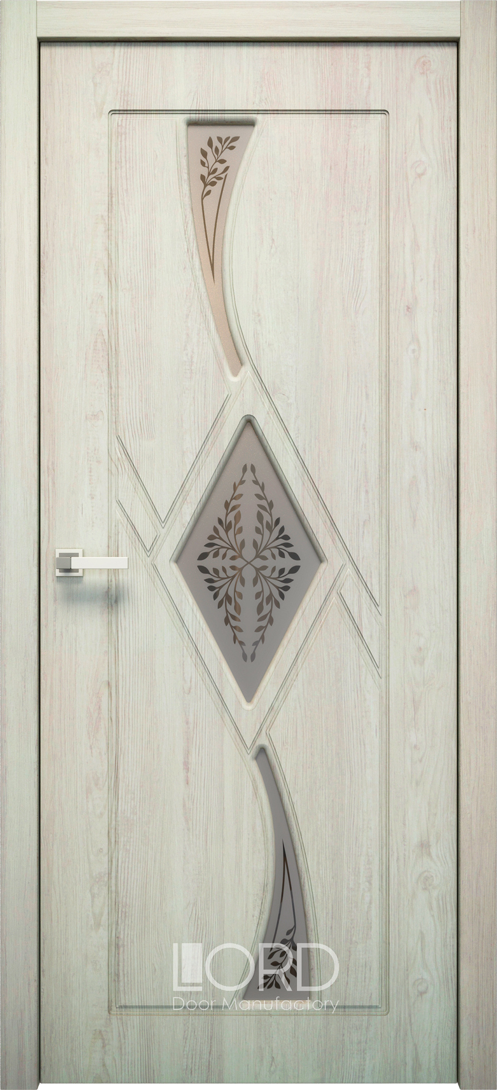 Лорд Межкомнатная дверь Кристалл-3 ДО Олива, арт. 22790 - фото №1
