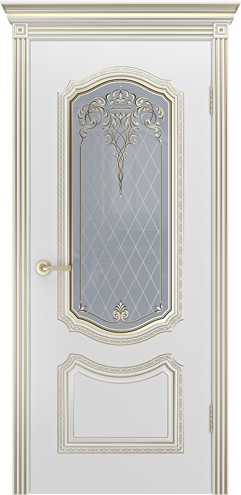 Олимп Межкомнатная дверь Соло Корона В1 ПО 2, арт. 9508 - фото №1