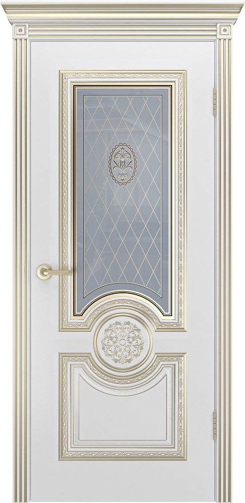 Олимп Межкомнатная дверь Гамма Корона В1 ПО 2, арт. 9512 - фото №1