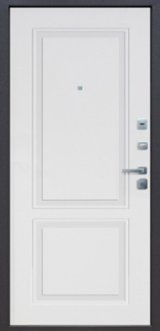 Феррони Входная дверь 9 см Серебро Велюр Софт, арт. 0004601