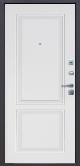 Феррони Входная дверь 9 см Серебро Велюр Софт, арт. 0004601 - фото №1